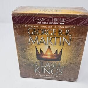 Game Of Thrones A Clash of Kings Unabridged Audio Book 30 Compact Discs Sealed